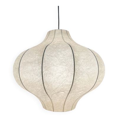 Suspension Cocoon moderne du milieu du siècle par Friedel Wauer pour Goldkant Leuchten, années 1960