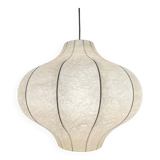 Modern mid-century Cocoon pendant lamp by Friedel Wauer for Goldkant Leuchten, 1960s.