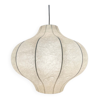 Modern mid-century Cocoon pendant lamp by Friedel Wauer for Goldkant Leuchten, 1960s.