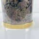 Vintage bottle cooler – marbled effect & gold finish, 1970
