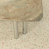 1960s marble coffee table