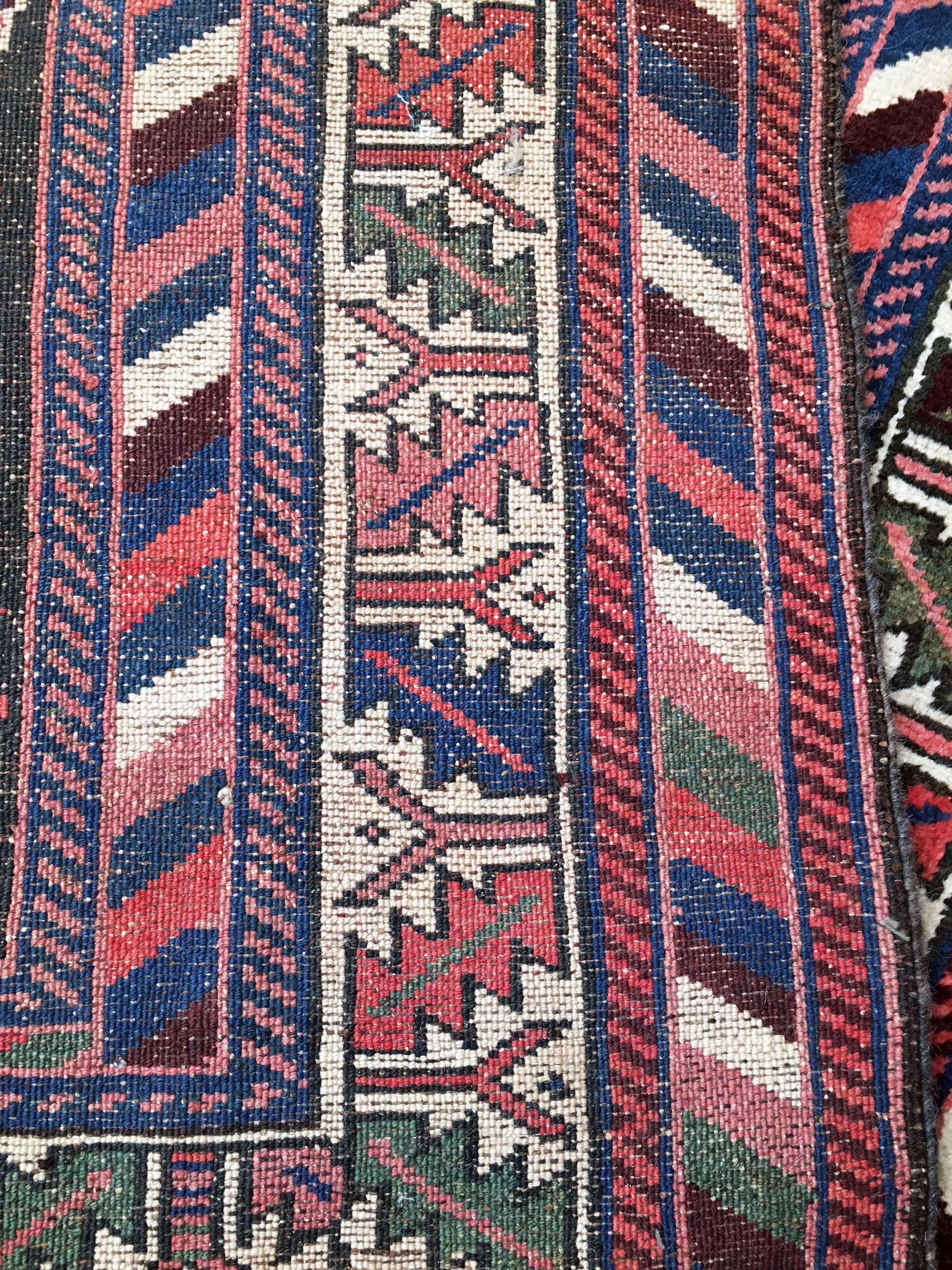 East Kurdish former Akstafa mat 300 x 150 cm around 1930