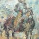 Impressionist Oil Painting of Horses