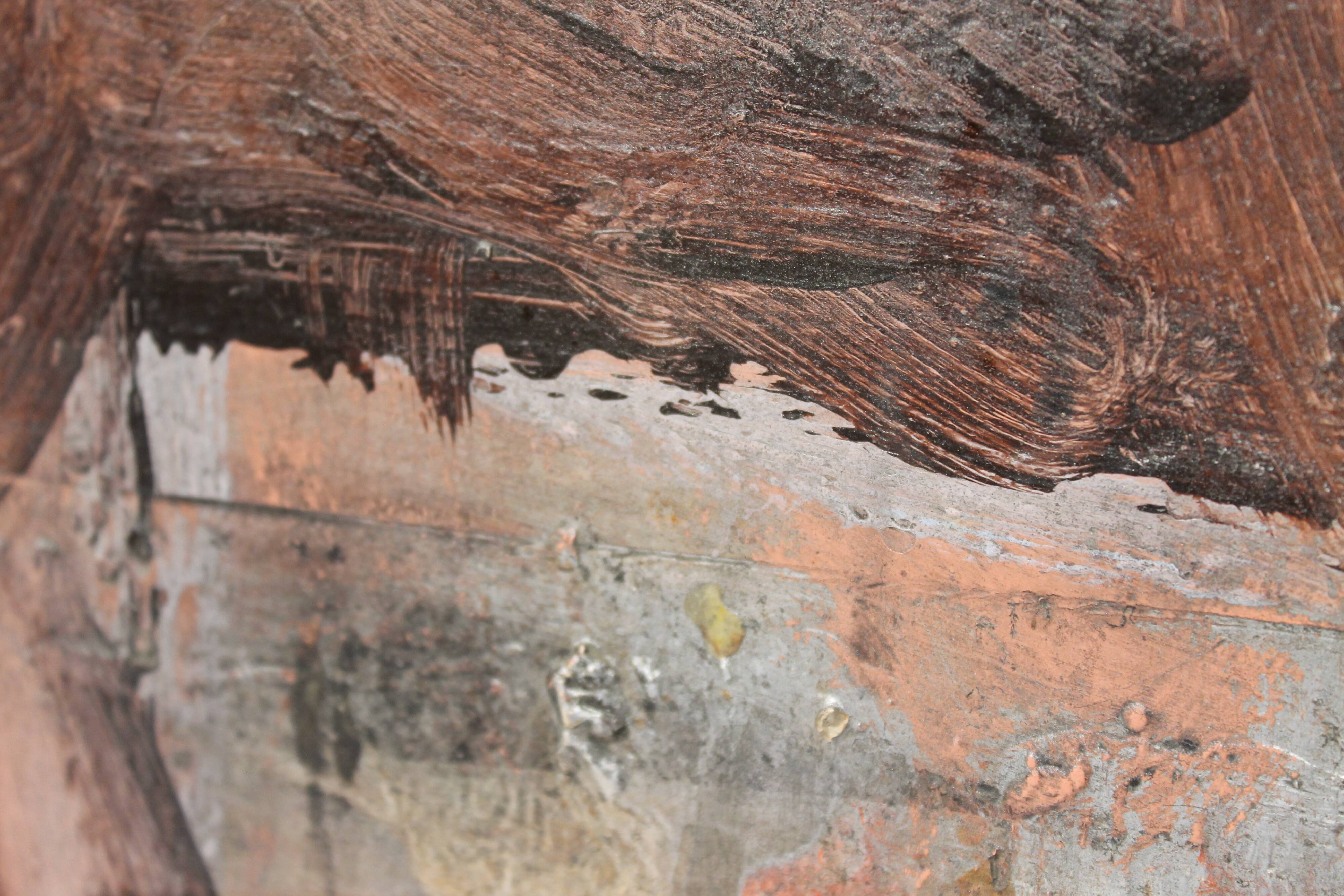 Mixed media painting