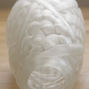 Vase art deco pressed glass