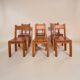 Chairs in solid elm