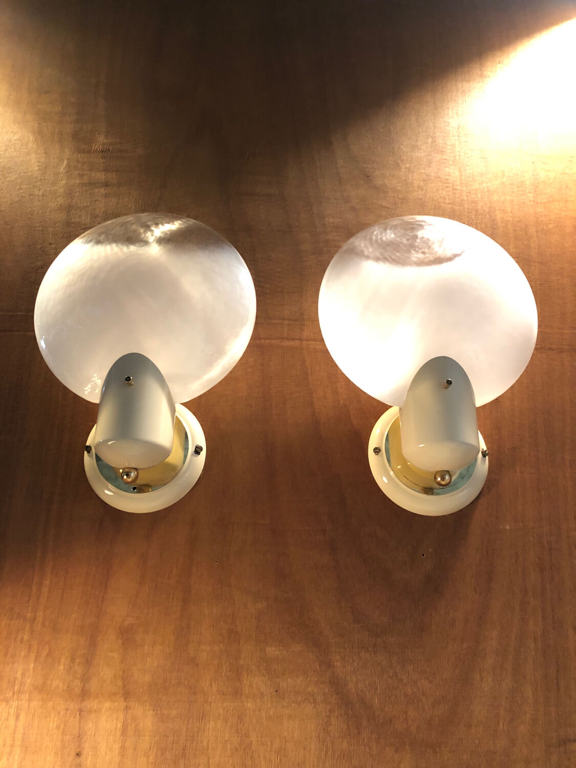 Pair of Italian wall lights circa 1960