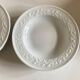 set of 6 Bernardaud Louvre neo-classical plates with laurel wreath