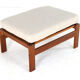 Komfort footstool 'Nimtofte' - danish design in teak vintage