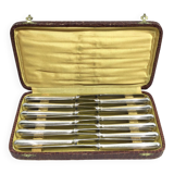 Christofle - Alfenide silver-plated knives