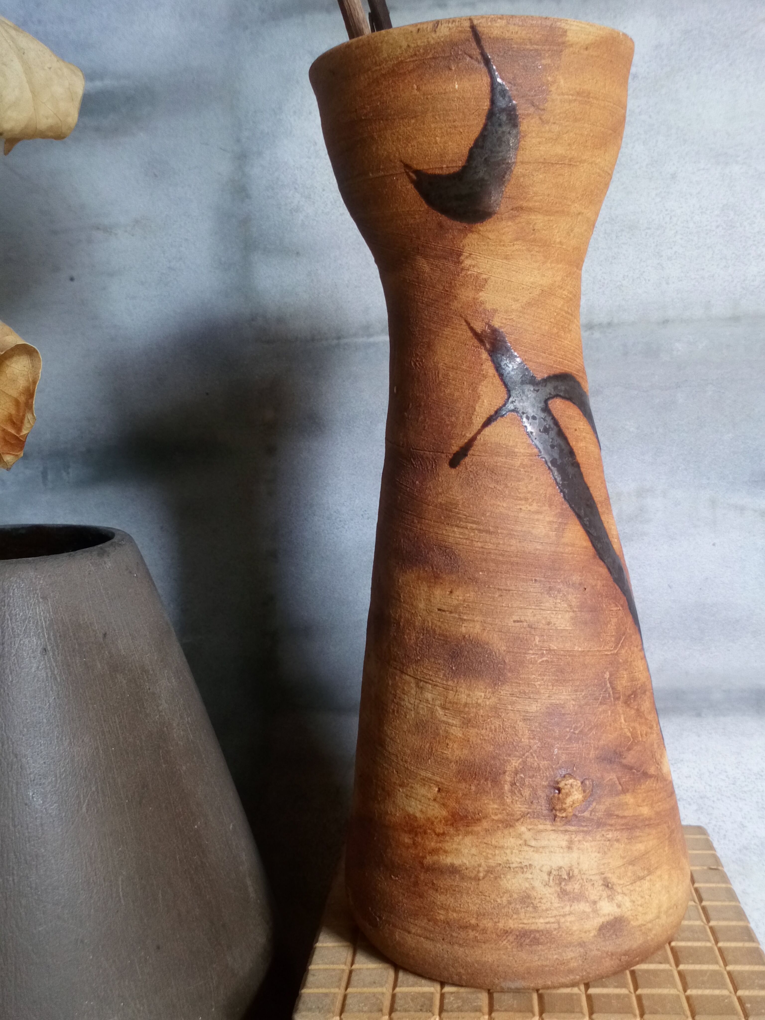 Vase en grès Poterie du Colombier