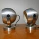 Pair of wall lamps eyes ball 1970.