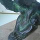 Bronze animalier Orangutan signed Henri Rischmann with a marble base.