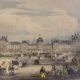 Gravure en couleur, Les Tuileries, Paris