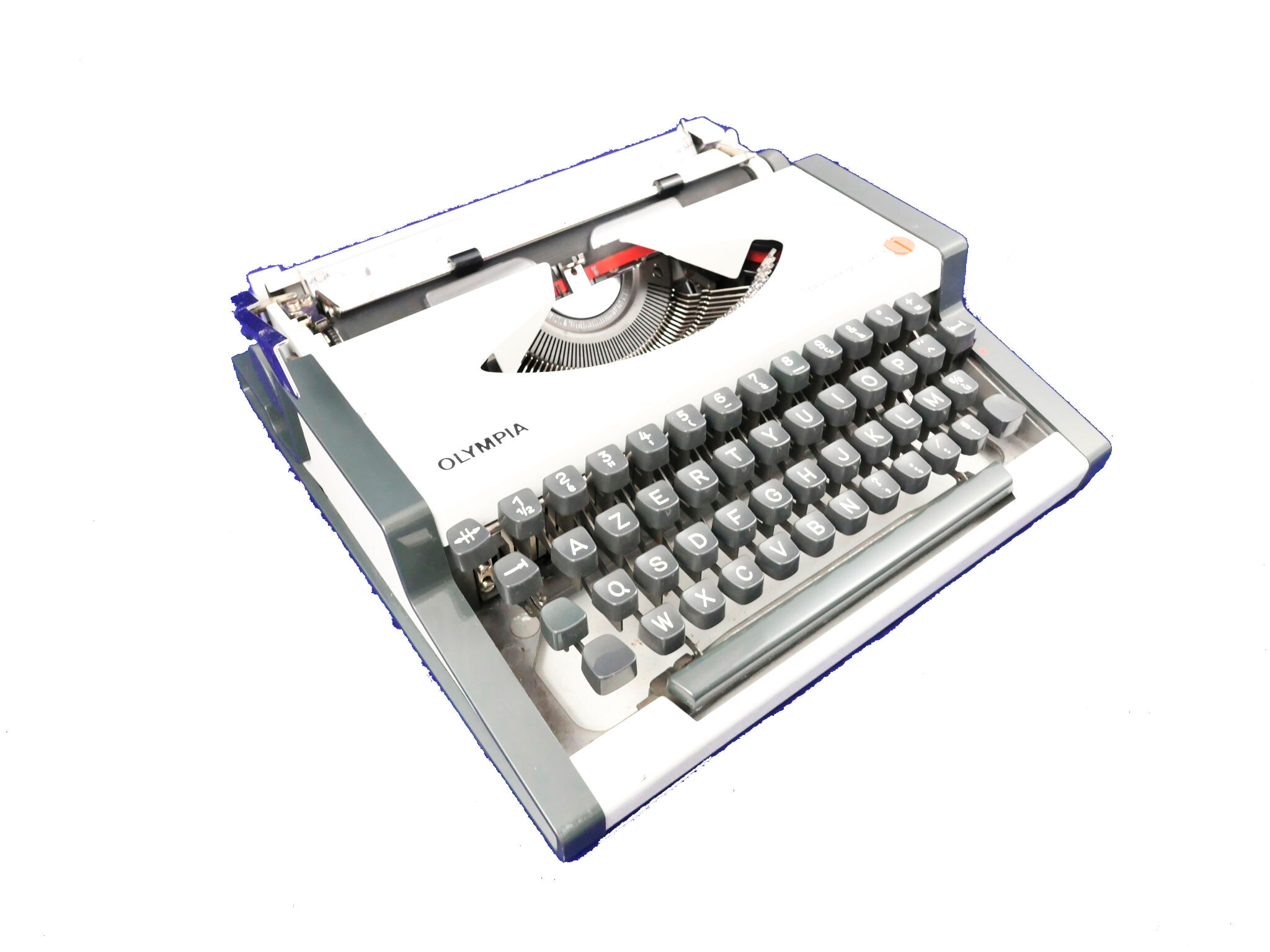 Luxury Olympia traveller typewriter S revised new ribbon