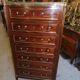 Chiffonnier semainier style Louis XVI en palissandre