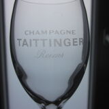 6 champagne flutes Taittinger