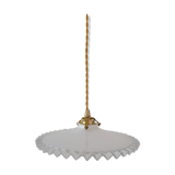 Serrated opaline suspension