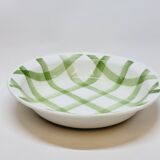 Moulin Des Loups Salad Bowl Green Check Tablecloth Model