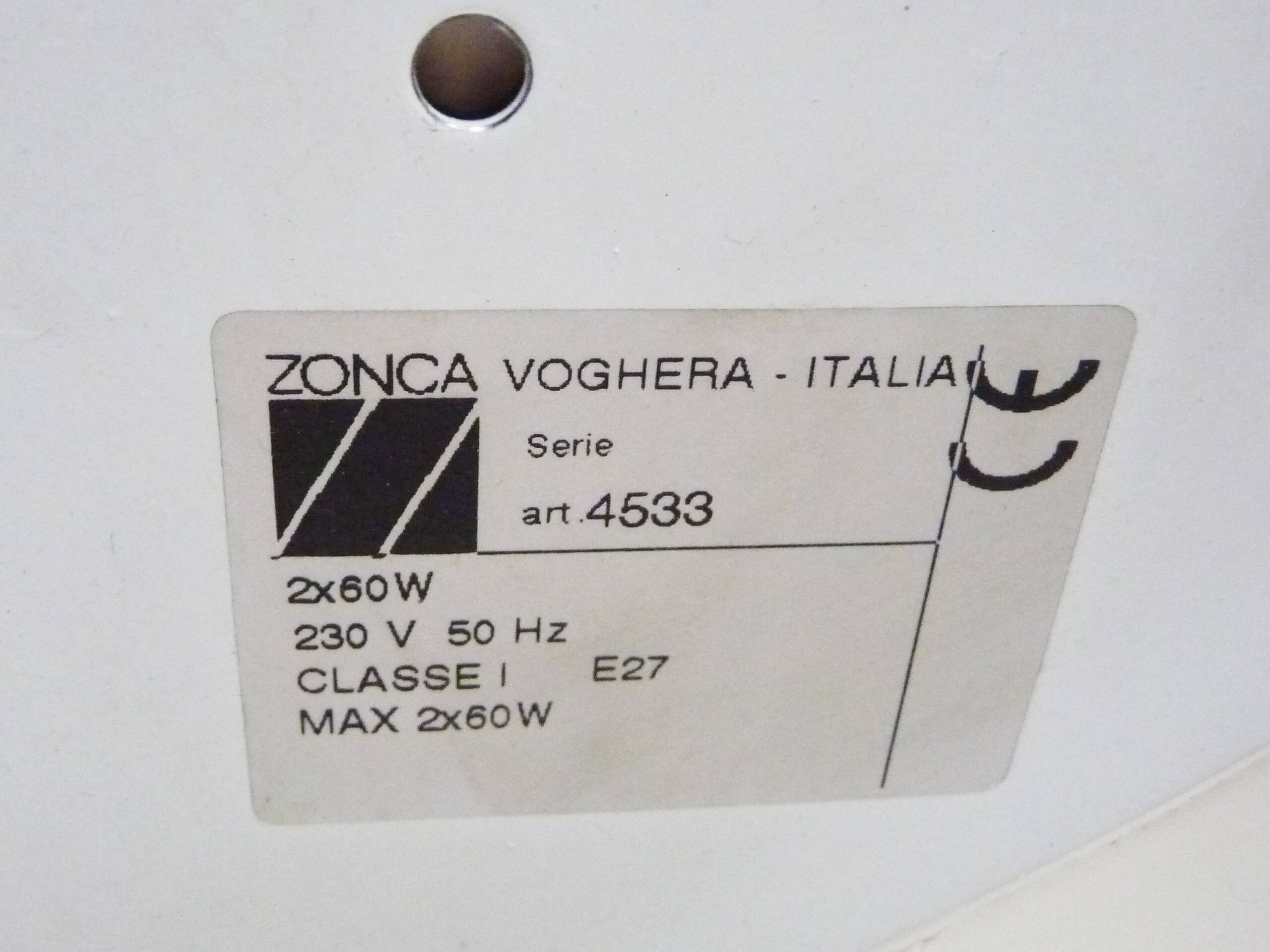 Large pair of half-moon wall lights in brass and glass maison zonca