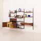 Hansen and Guldborg rosewood wall unit with a desk, Denmark 1960s
