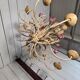 Wrought iron chandelier in Florentine style from the 1970s.