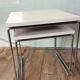 Pair of vintage pull-out tables from the 70s