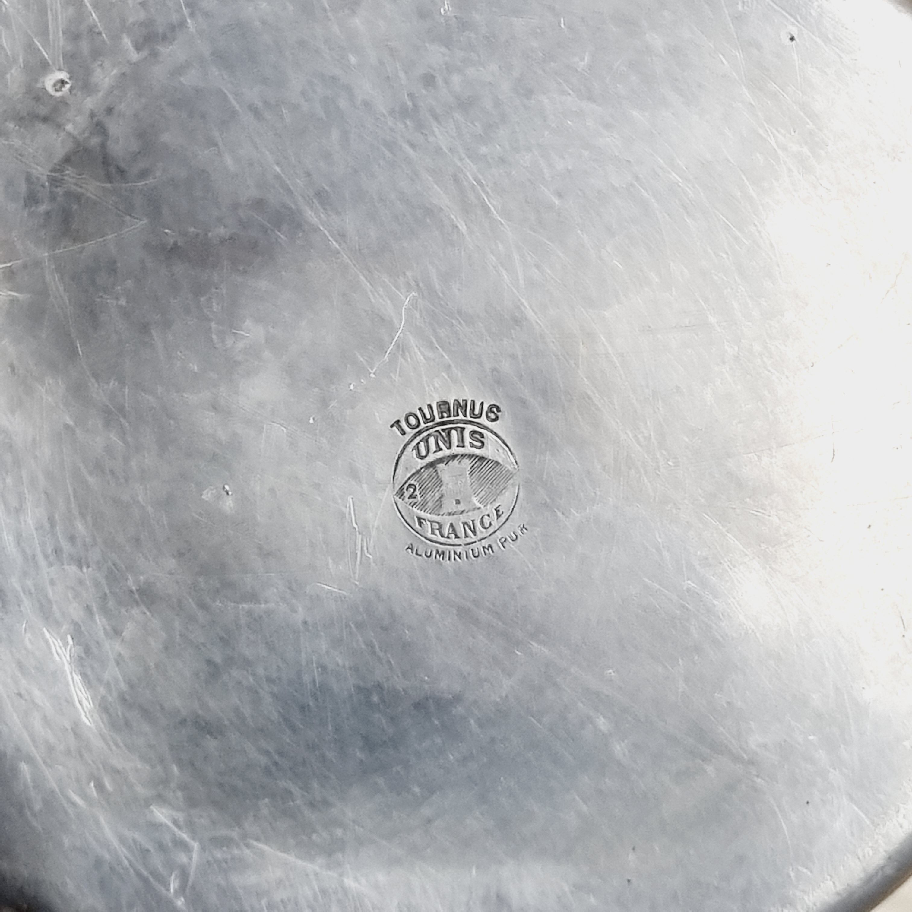 Set of 5 aluminum spice jar Tournus France