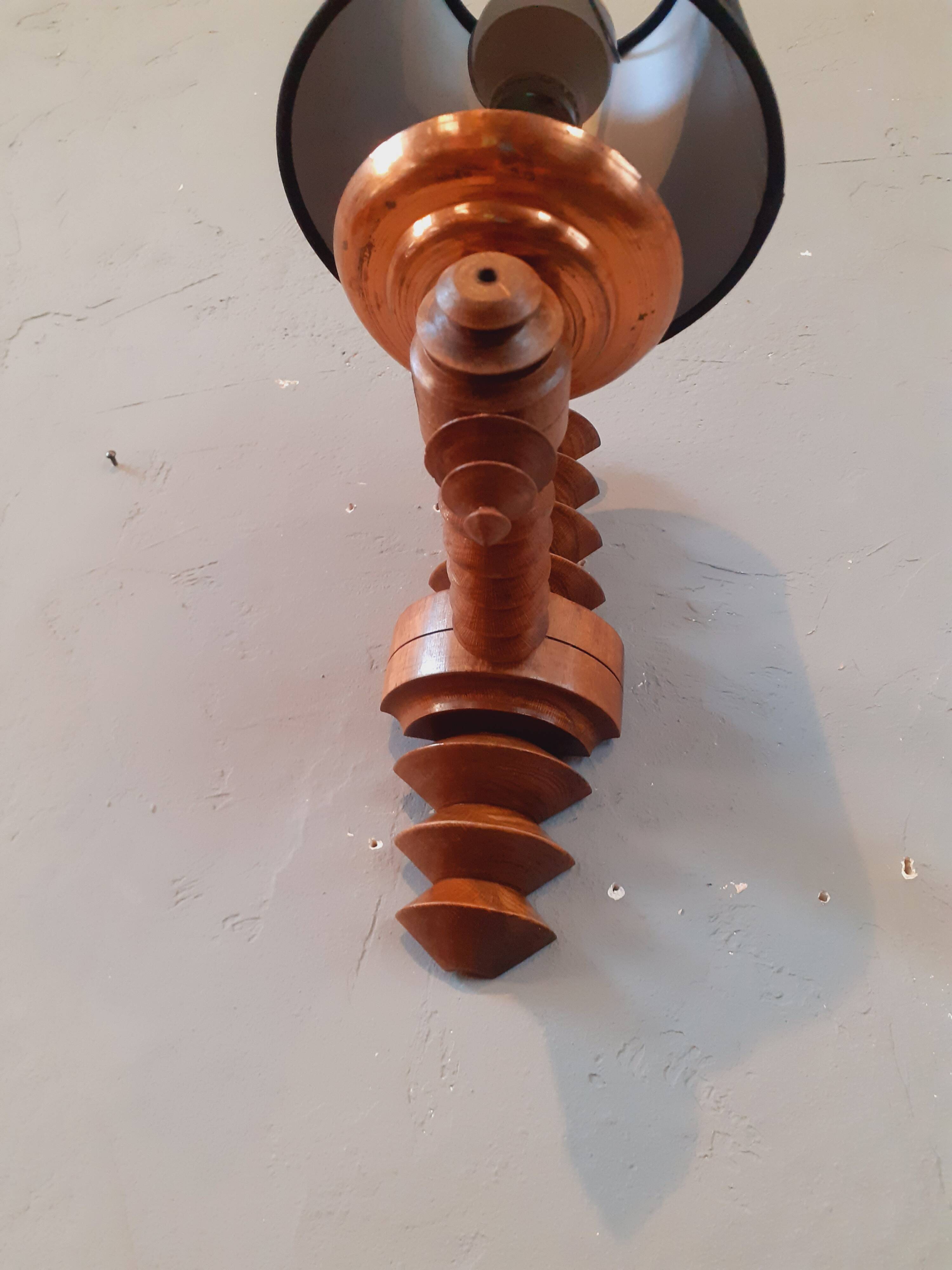 Wall Light 1940s Brutalist Dgl by Charles Dudouyt