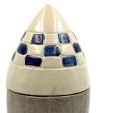 Ceramic rocket, spaceship bottle, France 1940s-1950s