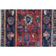 Tapis couloir fait main en laine et coton Oushak turc des années 1970, 44x251.