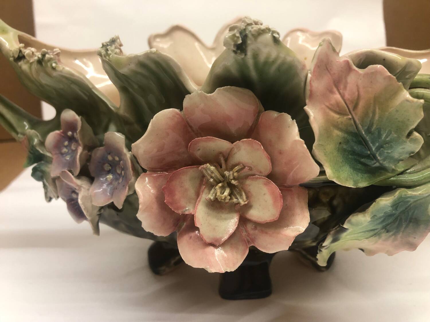 Flower slip planter vase 1900