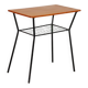 Vintage metal and wood table from the 1960s