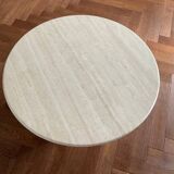 Roche Bobois vintage travertine coffee table from the 70s / 80s