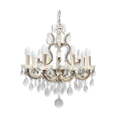Old 8-branched stamped luster