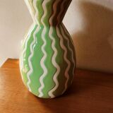 Almond green vase