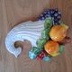 Cornucopia wall ceramic
