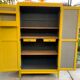 Armoire parisienne jaune poudrée 1950