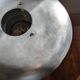 Lampe à poser champignon BN 26 de Hans-Agne Jakobsson en aluminium brossé