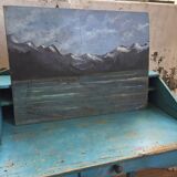Mountain oil canvas
