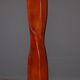 Orange fiberglass floor lamp design