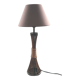 Lampe rotin et corde