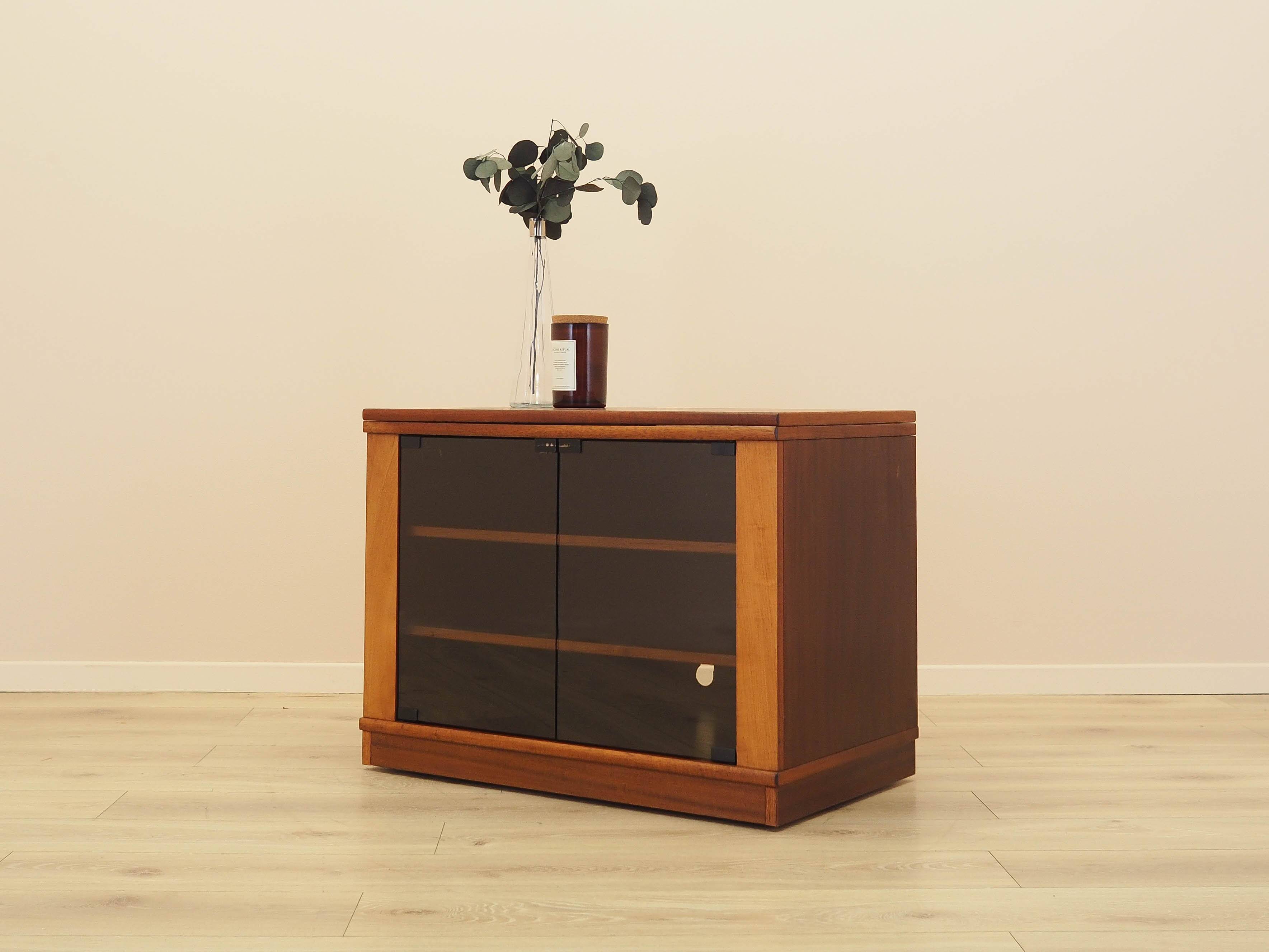 TV cabinet on wheels, Danish design, 1980s, made in Denmark