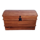 Large old trunk (steam box) in solid wood.