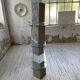 Roche Bobois stone and glass sculpture shelf 1970s