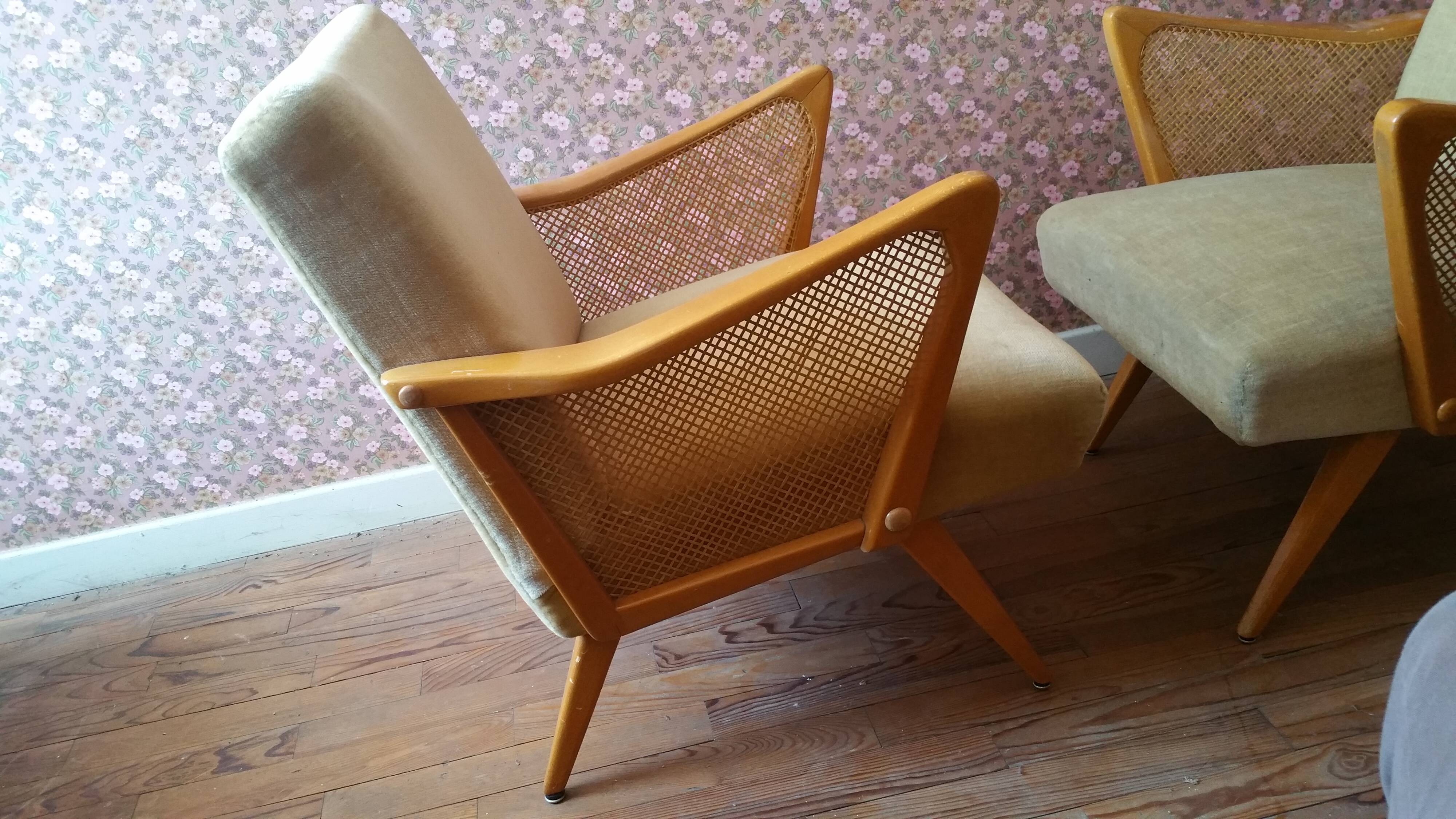 Scandinavian Danish cocktail chair 50 60s