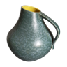 German ceramic vase Art-Deco with speckled enamel model n°377