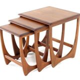 G-Plan Fresco nesting tables 'Dogmersfield' - teak mid century modern