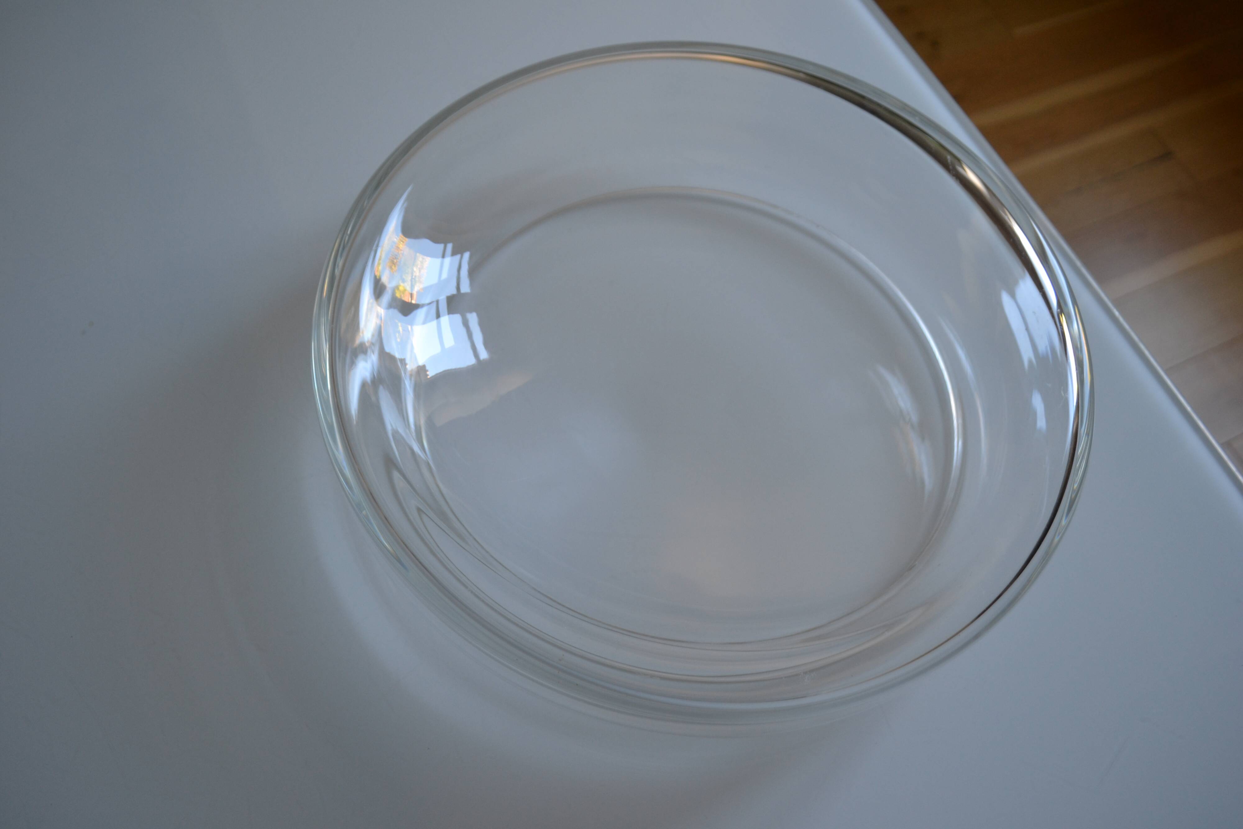 vide poche en verre soufflé, Murano Italy vers 1970 D : 35 cm