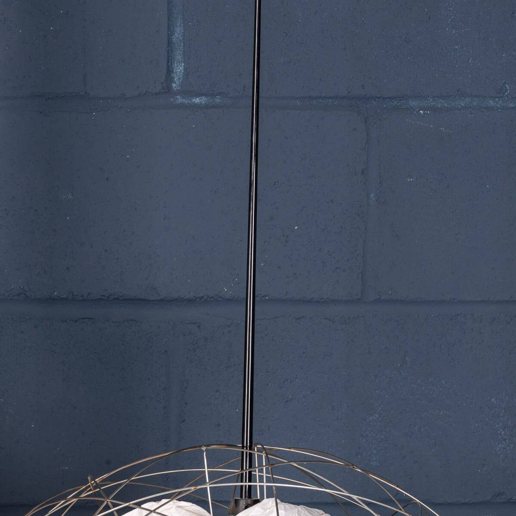 VINTAGE 20thC GERMAN METAL & PAPER FLOOR LAMP BY INGO MAURER c.1990
